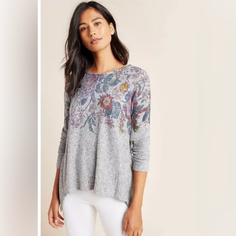 Anthropologie Saturday Sunday Kelyn Hacci Pullover Gray sz XS Women's Top